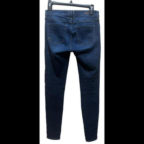 Kut from Kloth Womens Jeans 0 Blue Mia Toothpick Skinny Stretch Pants High Rise - Picture 2 of 3